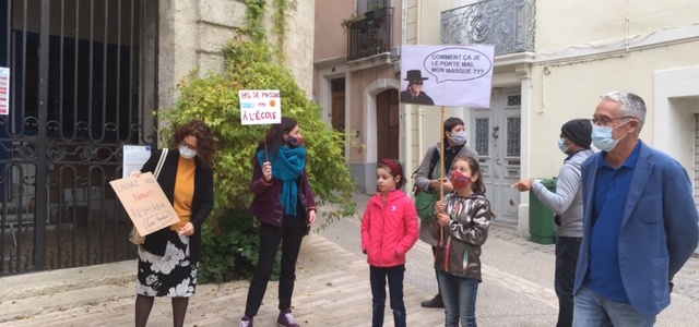 Aniane, Ceyras, Salasc… Des parents se mobilisent contre le port du masque dès 6 ans