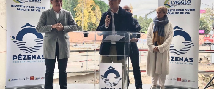 Pézenas. Chantier inauguré pour la future piscine chauffée naturellement