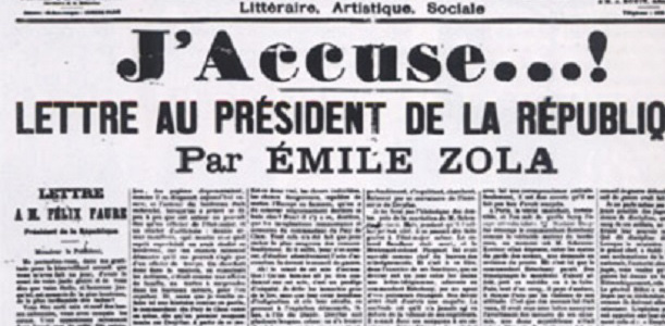 Une autre histoire – 13 Janvier 1898, Emile Zola publie « J’accuse »