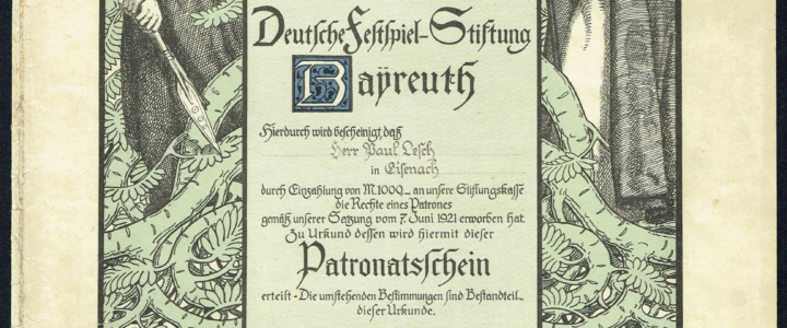 La révolution wagnérienne (5ème et dernière partie) Parsifal à Bayreuth : l’apothéose.