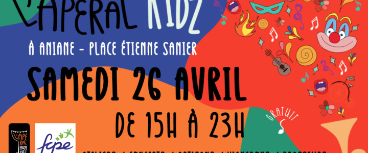 Vivre ici – Rendez-vous à L’Apéral Kidz d’Aniane le 26 Avril, avec The Dystopians