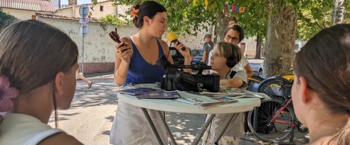Reportages avec les animateurs radios du festival Résurgence