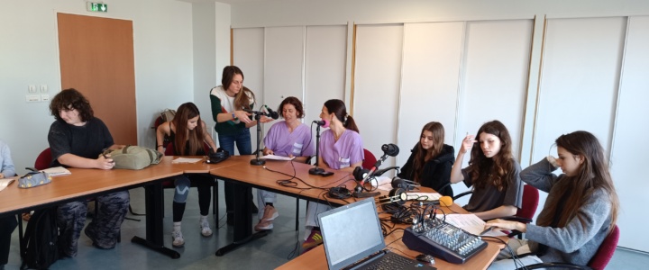 Les 4emes du collège Jean Bène en interview à l&rsquo;hôpital de Pézenas