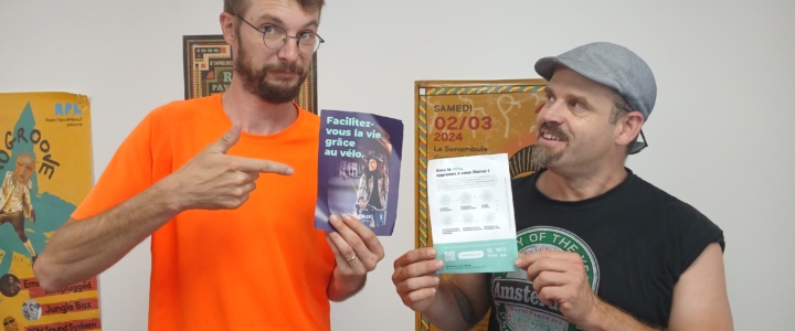 Passerelle – Tous égaux à vélo avec Cédric et Olie de l’Abeille Verte Passerelle – Tous égaux à vélo avec Cédric et Olie de l’Abeille Verte